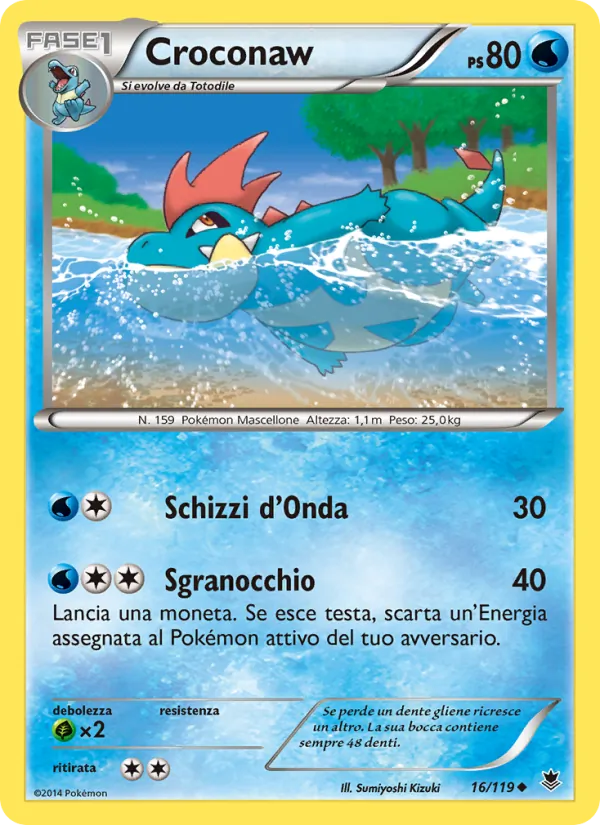 Croconaw Forze Spettrali 16/119