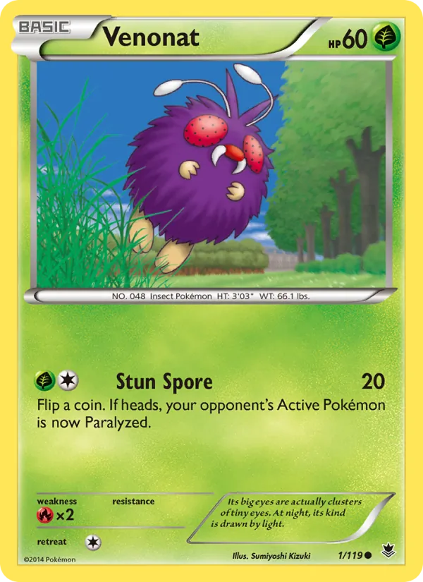 Venonat Phantom Forces 1/119