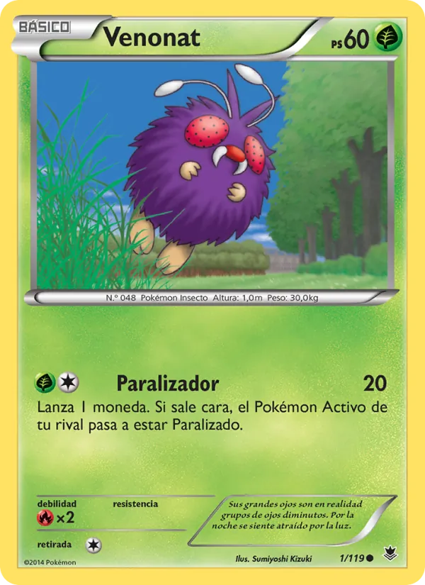 Venonat Fuerzas Fantasmales 1/119