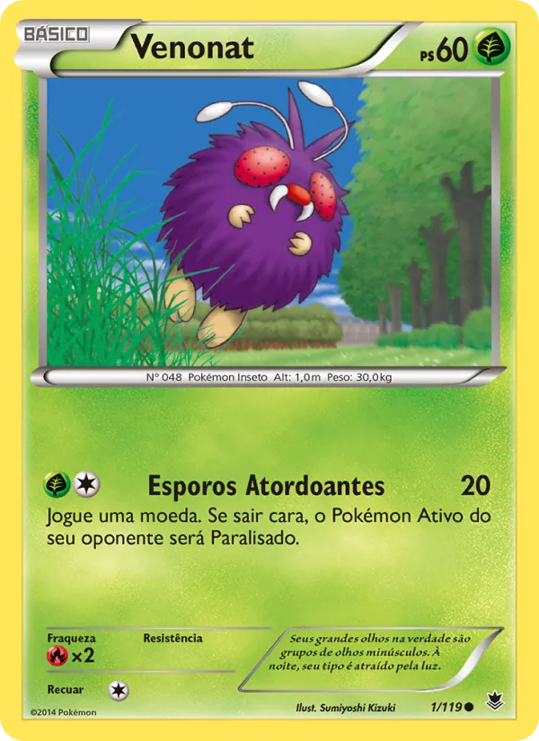 Venonat Força Fantasma 1/119