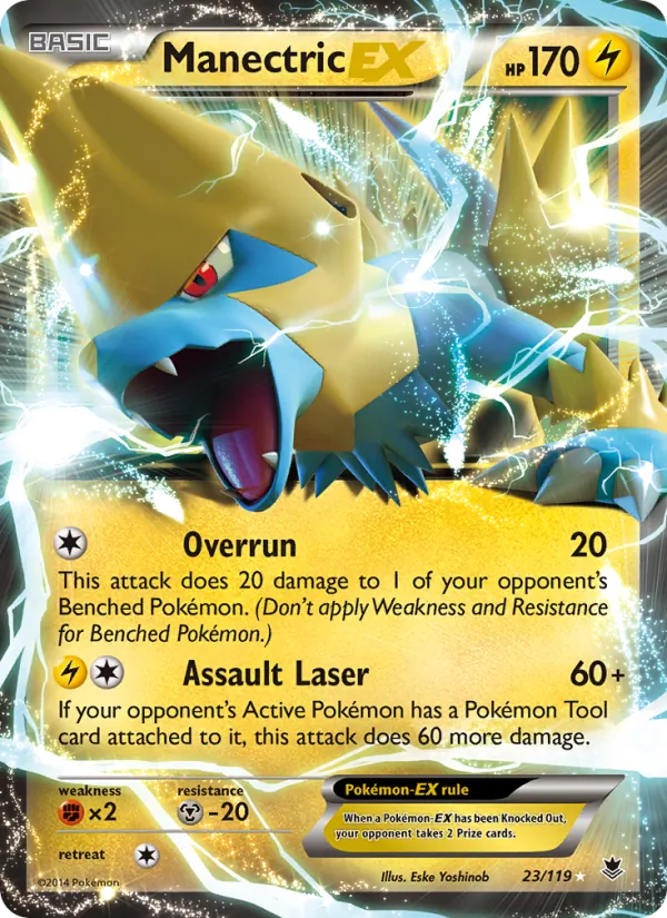 Manectric EX Phantom Forces 23/119