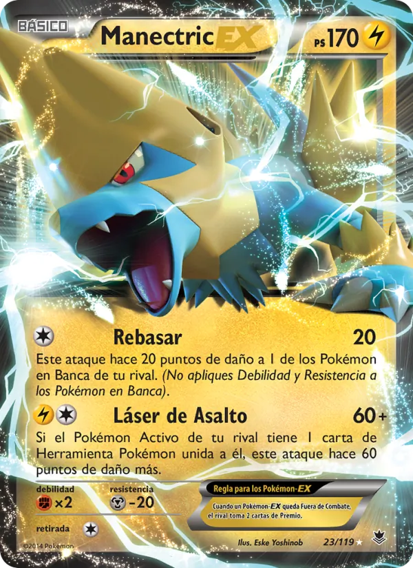 Manectric EX Fuerzas Fantasmales 23/119