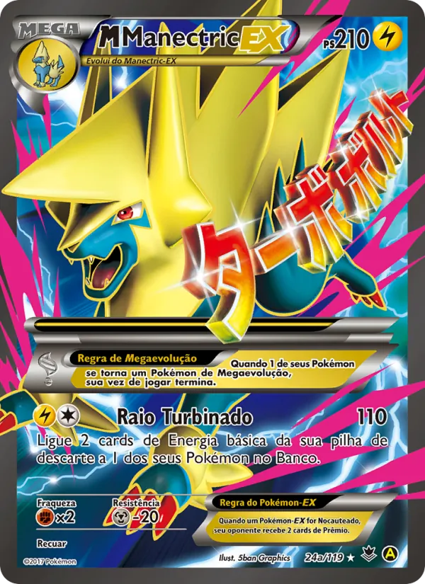 M-Manectric EX Força Fantasma 24a/119
