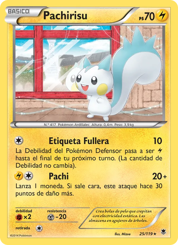 Pachirisu Fuerzas Fantasmales 25/119