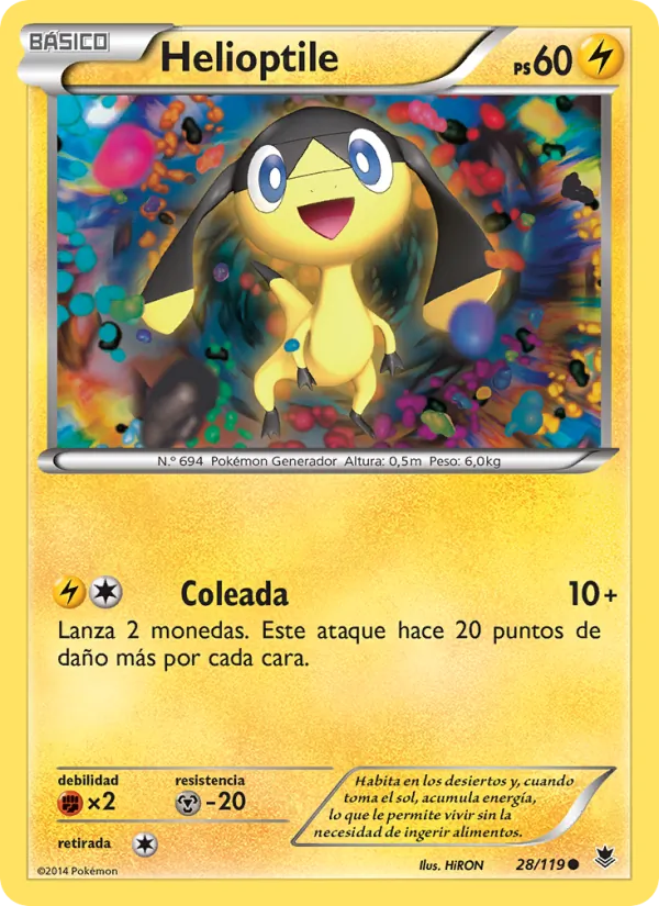 Helioptile Fuerzas Fantasmales 28/119