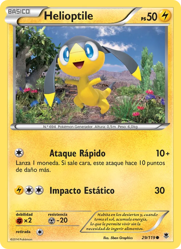 Helioptile Fuerzas Fantasmales 29/119