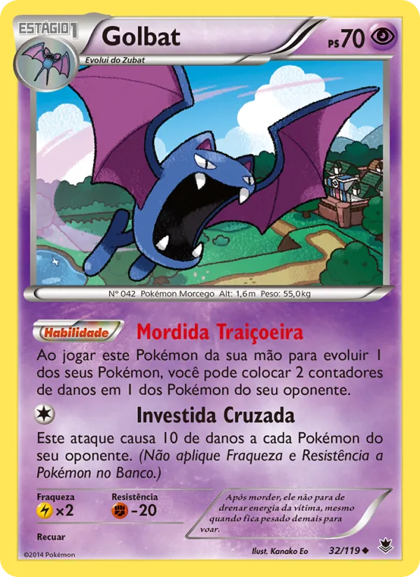 Golbat Força Fantasma 32/119