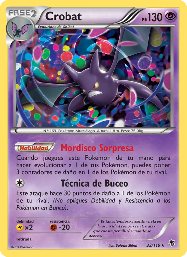 Crobat Fuerzas Fantasmales 33/119