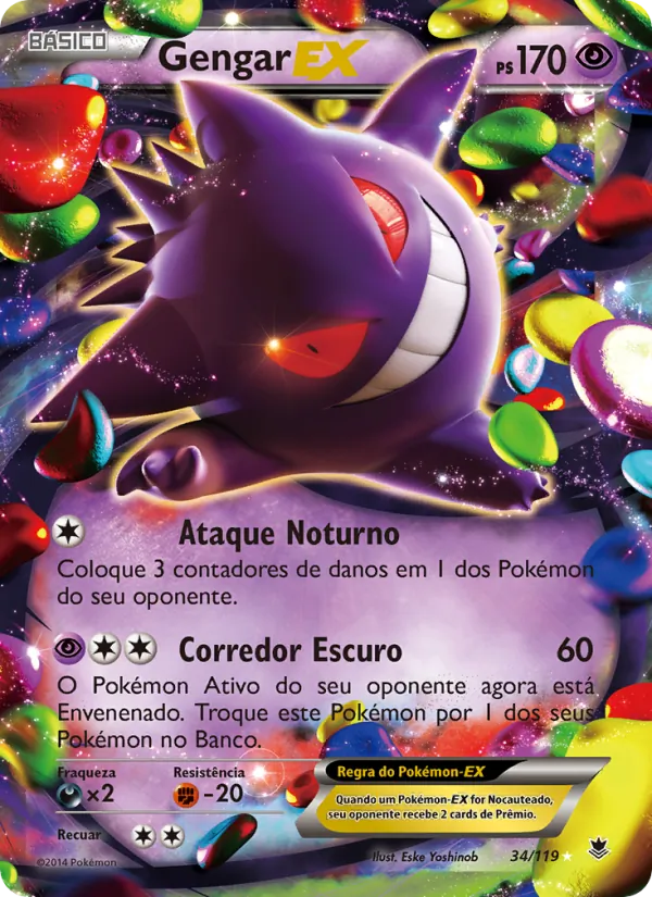 Gengar EX Força Fantasma 34/119