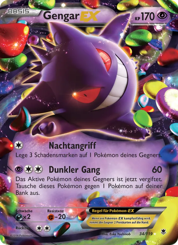 Gengar EX Phantomkräfte 34/119
