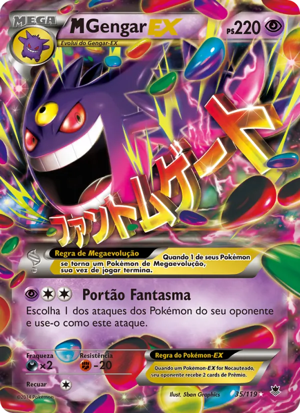 M-Gengar EX Força Fantasma 35/119