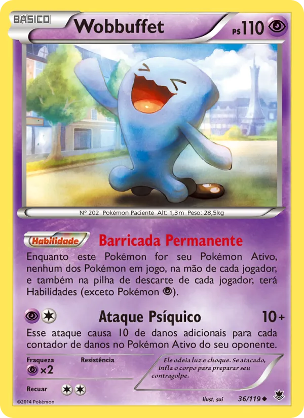 Wobbuffet Força Fantasma 36/119