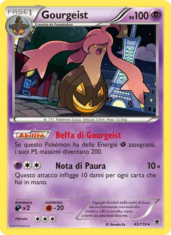 Gourgeist Forze Spettrali 45/119