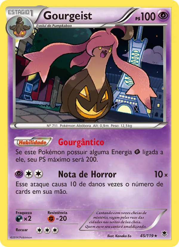 Gourgeist Força Fantasma 45/119