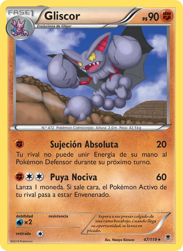 Gliscor Fuerzas Fantasmales 47/119