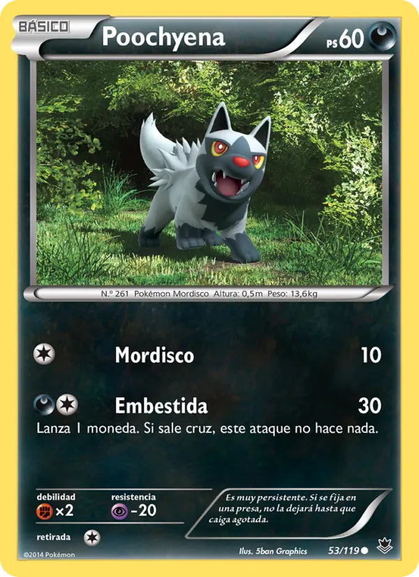 Poochyena Fuerzas Fantasmales 53/119