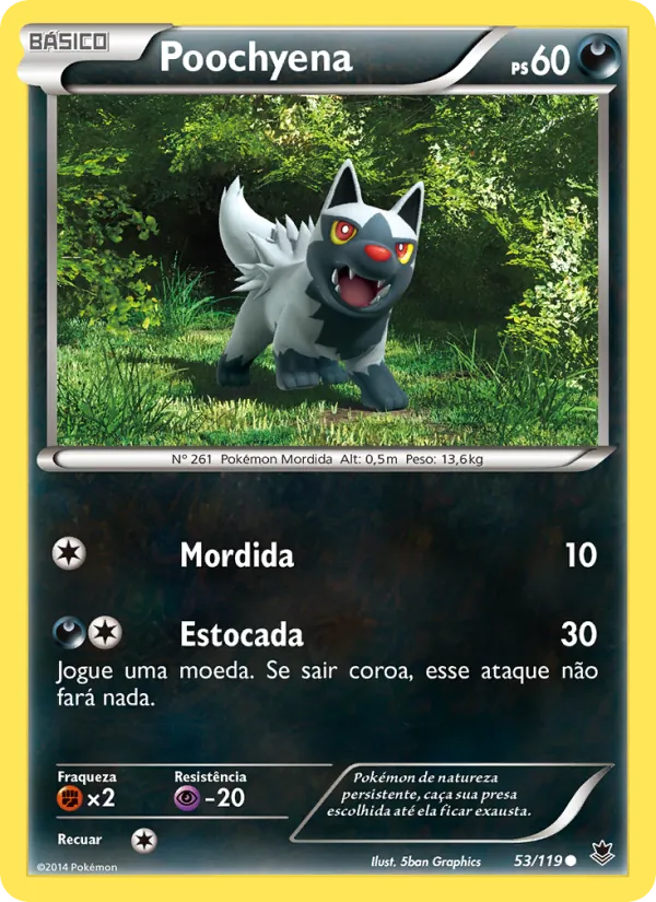 Poochyena Força Fantasma 53/119