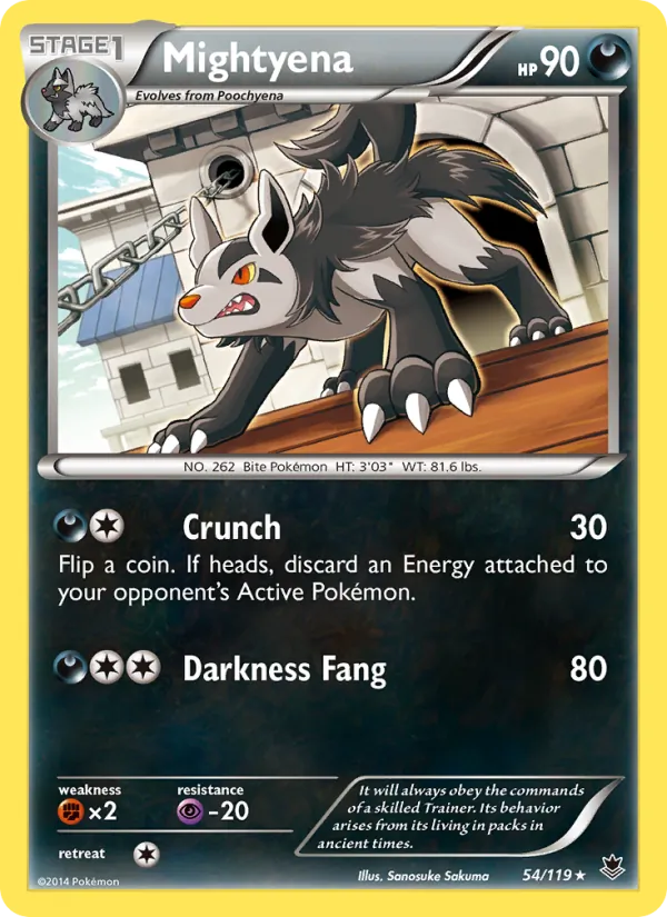 Mightyena Phantom Forces 54/119