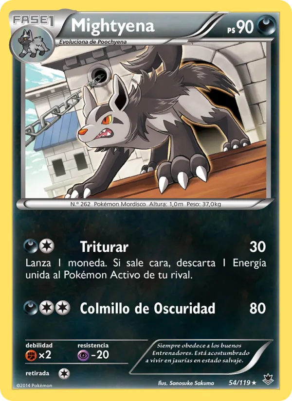 Mightyena Fuerzas Fantasmales 54/119