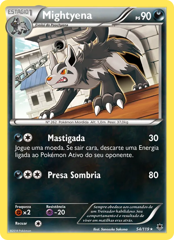 Mightyena Força Fantasma 54/119