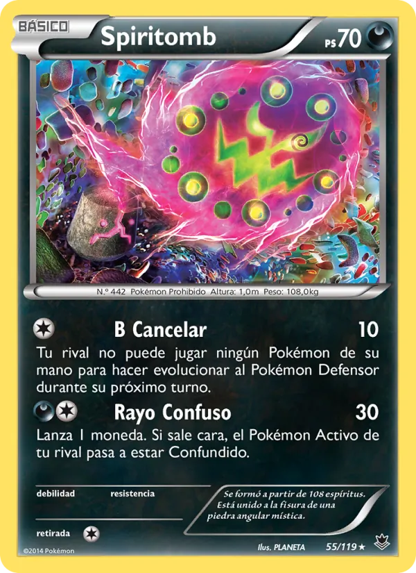 Spiritomb Fuerzas Fantasmales 55/119