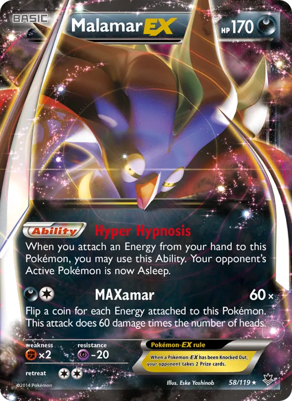 Malamar EX Phantom Forces 58/119