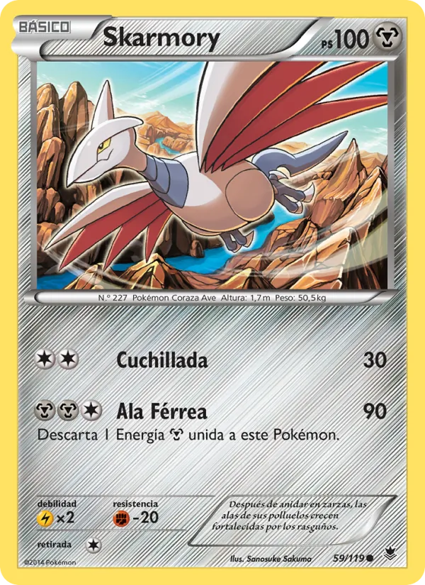 Skarmory Fuerzas Fantasmales 59/119