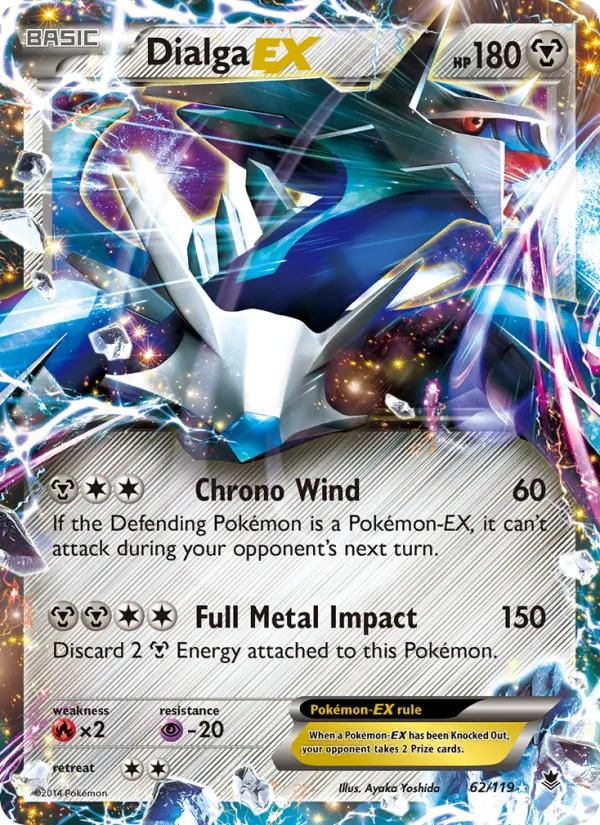 Dialga EX Phantom Forces 62/119