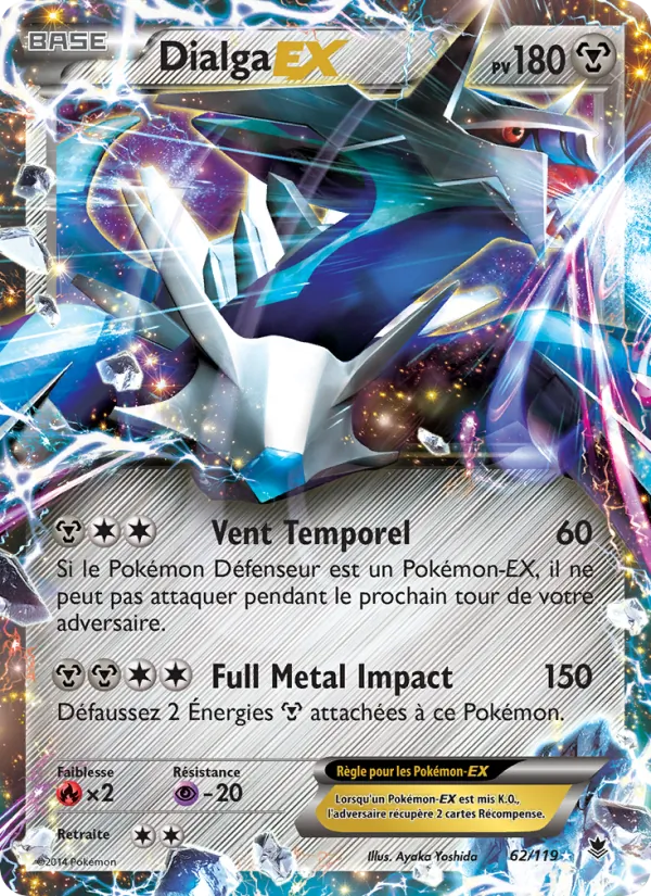 Dialga EX Vigueur Spectrale 62/119