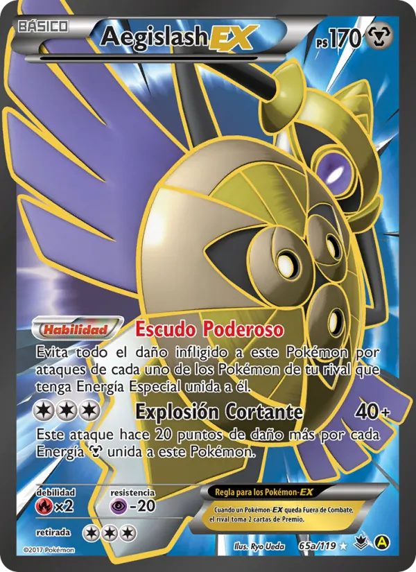 Aegislash EX Fuerzas Fantasmales 65/119