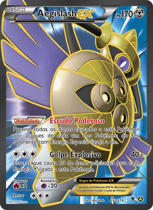 Aegislash EX Força Fantasma 65a/119