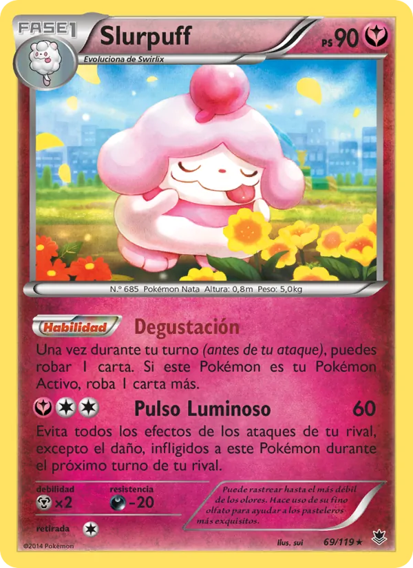 Slurpuff Fuerzas Fantasmales 69/119