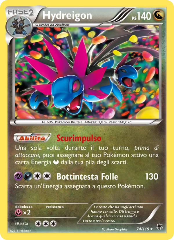 Hydreigon Forze Spettrali 74/119