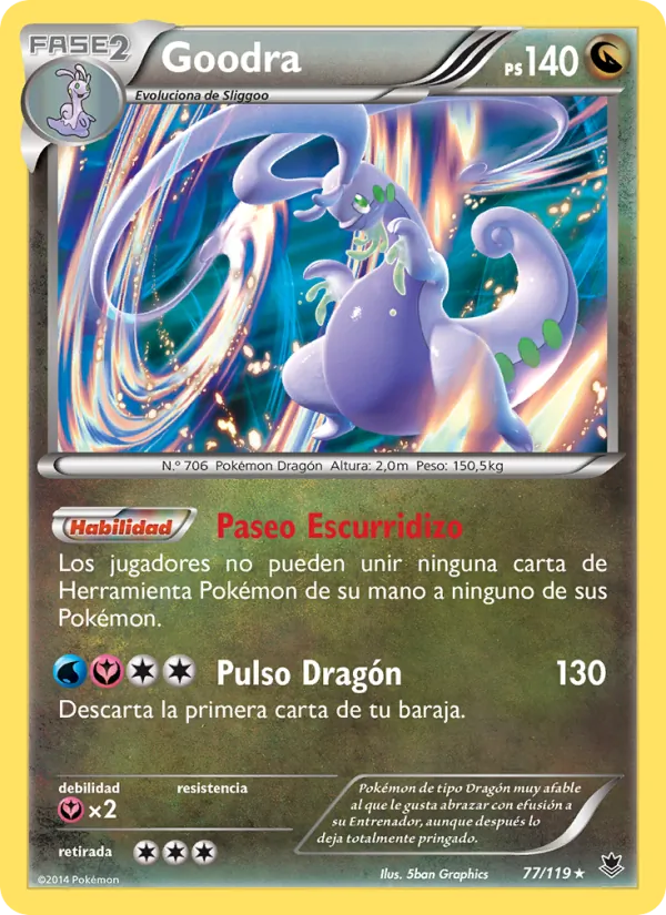 Goodra Fuerzas Fantasmales 77/119