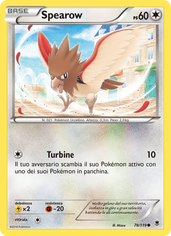 Spearow Forze Spettrali 78/119