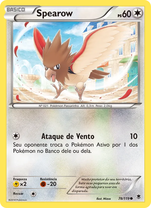 Spearow Força Fantasma 78/119