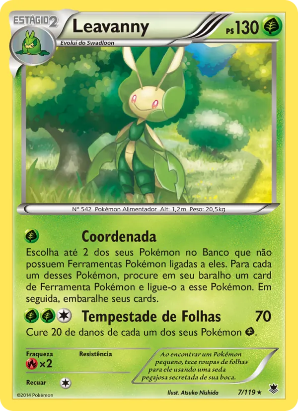 Leavanny Força Fantasma 7/119