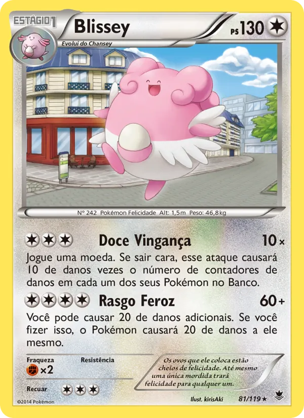 Blissey Força Fantasma 81/119