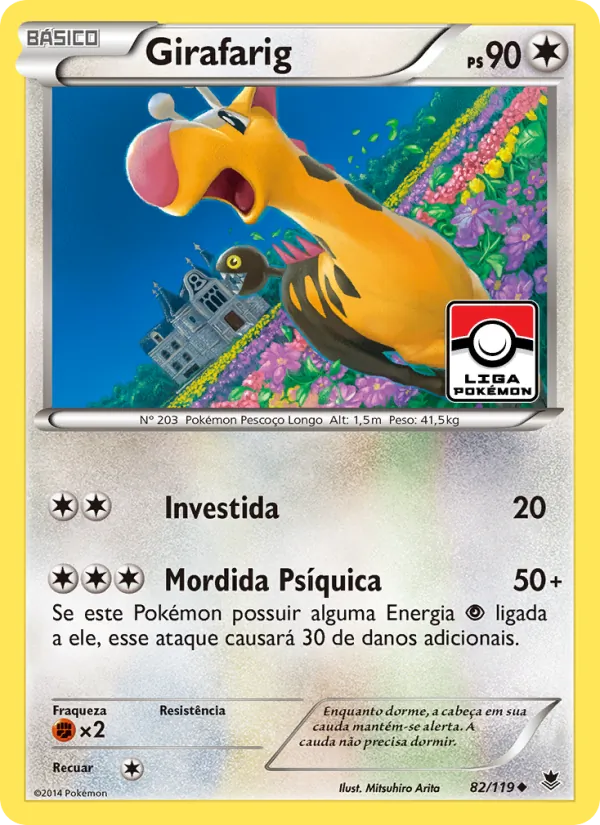 Girafarig Força Fantasma 82/119