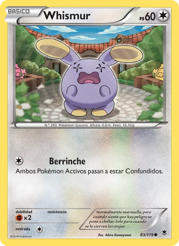 Whismur Fuerzas Fantasmales 83/119