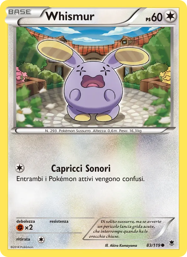 Whismur Forze Spettrali 83/119