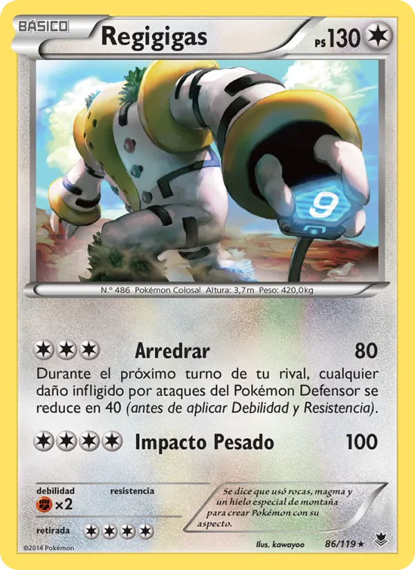 Regigigas Fuerzas Fantasmales 86/119