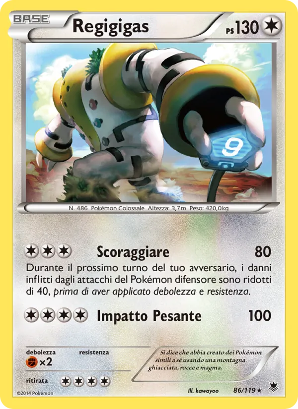 Regigigas Forze Spettrali 86/119