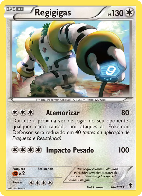 Regigigas Força Fantasma 86/119
