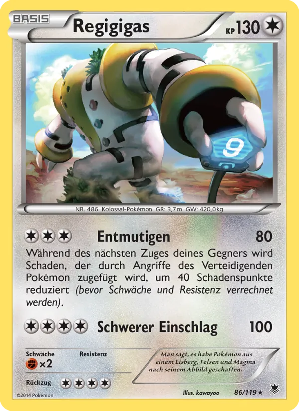 Regigigas Phantomkräfte 86/119