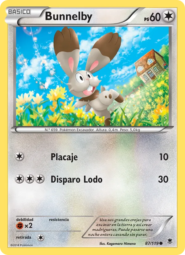 Bunnelby Fuerzas Fantasmales 87/119