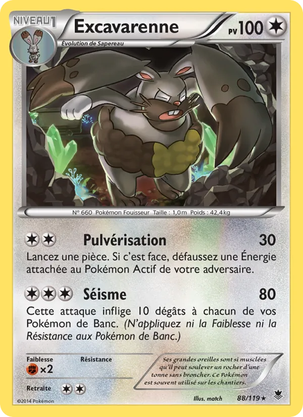 Excavarenne Vigueur Spectrale 88/119