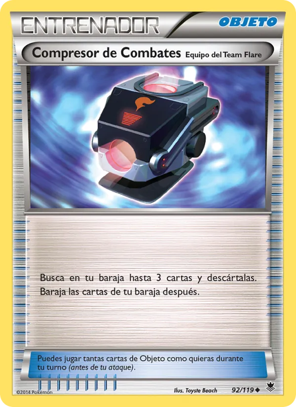 Compresor de Combates Equipo del Team Flare Fuerzas Fantasmales 92/119
