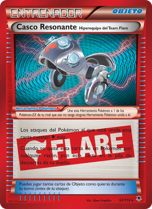 Casco Resonante Hiperequipo del Team Flare Fuerzas Fantasmales 97/119