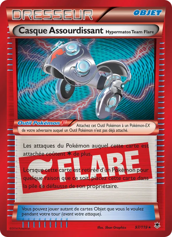 Casque Assourdissant Hypermatos Team Flare Vigueur Spectrale 97/119